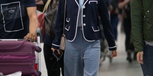 Liu Shishi wears her own personality (the sweatshirt is shorter in the front and longer in the back, but still very fashionable)