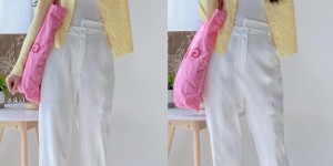 Summer is perfect for wearing a T-shirt + wide-leg pants (gentle, refreshing, elegant and can make you look taller and slimmer)