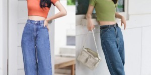 Wear a T-shirt + wide-leg pants like this in summer (the key is to be fashionable, high-end, slim, and easy to wear)