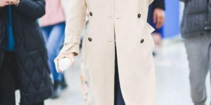 Liu Tao plays with the look of coats and mixes sweatshirts (seems casual but very fashionable)
