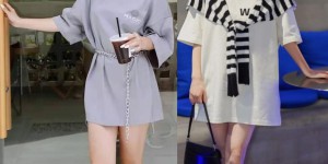 It is not necessary to wear shorts under the T-shirt (it is popular this year to wear it in a western style and get a good temperament)