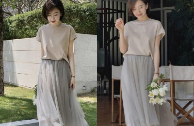 Women in their 40s should not dress too complicatedly (if you want to look high-end, just wear a T-shirt and a skirt)