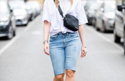 How can women dress youthfully and look younger after 30 years old (T-shirt + Bermuda shorts look energetic and fashionable)