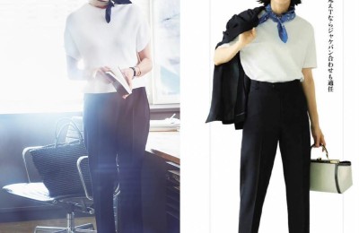 A white T-shirt is fashionable when paired with pants and skirts (it’s age-reducing, refreshing and versatile)