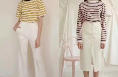 Be a refined woman in early autumn (if you want to look slimmer, wear a quarter-sleeved T-shirt to reduce age and look attractive)
