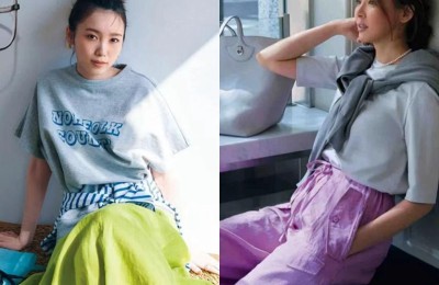 Don’t wear too old-fashioned T-shirts in summer (learn from the fashionable combinations in daily magazines to make you look younger)