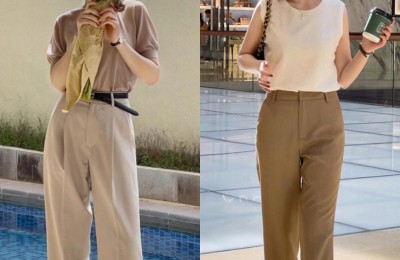 T-shirt + wide-leg pants are really bad on the street (seeing these fashion demonstrations are not vulgar but more advanced)