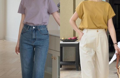 T-shirts are popular again this summer (pair them with shorts, skirts and jeans, which are fashionable and stylish)