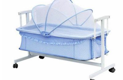 Crib mosquito net installation